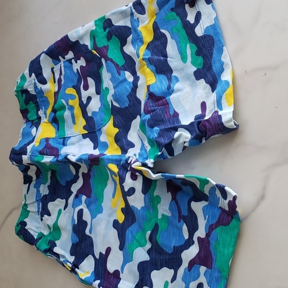 Spotted Zebra 3pk Knit Jersey Shorts in Green, Blue Camo & Black Size S (6/7) - Picture 6 of 13